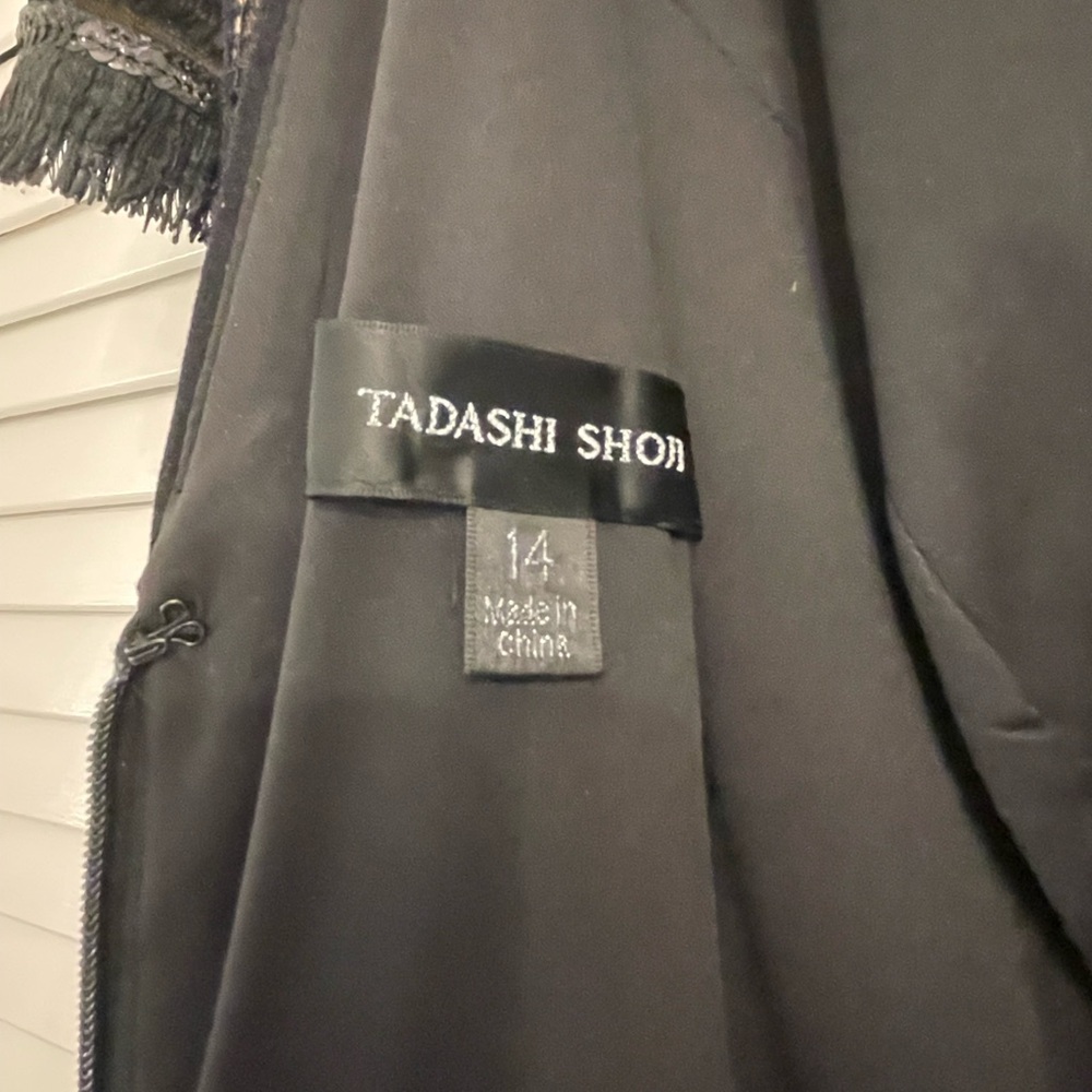 Tadashi Shoji Black Lace Midi Dress - Picture 3 of 4